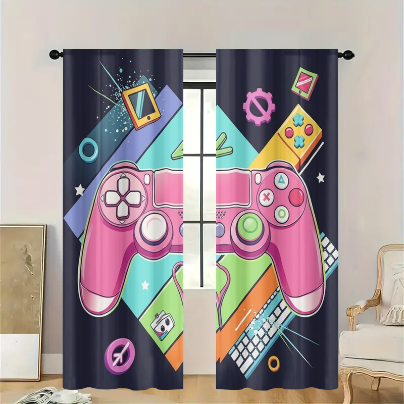 ม่านตกแต่งห้องเกมเมอร์ ลายคอนโ - Home Decor Youtube Videos บทวิจารณ์และราคา