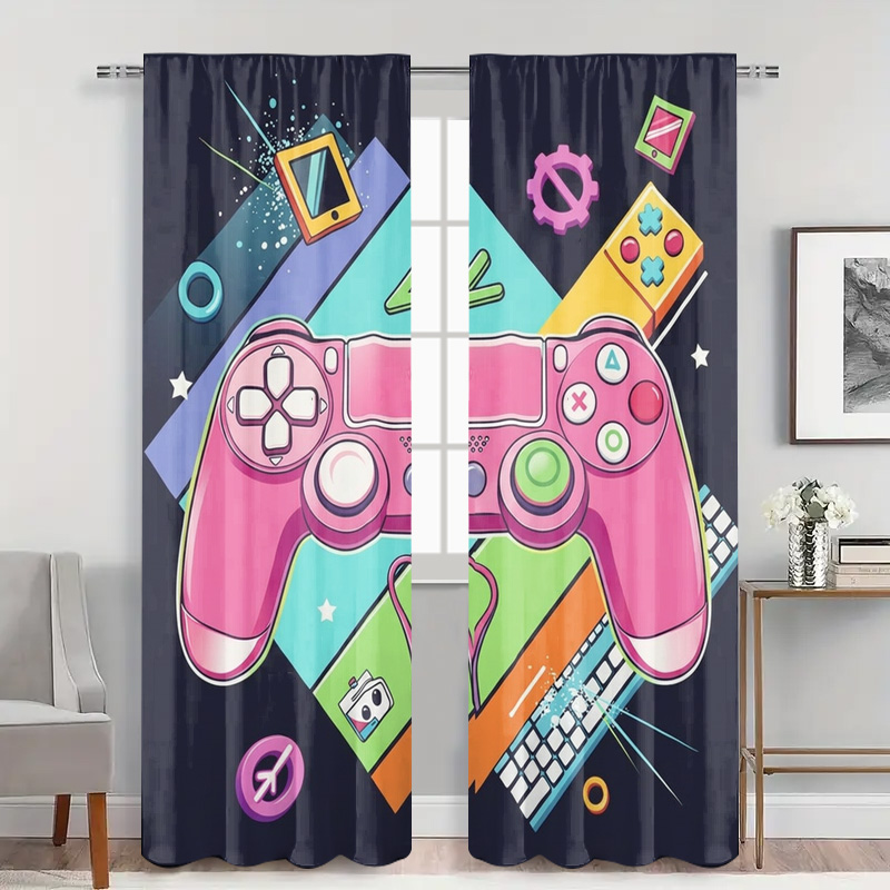 ม่านตกแต่งห้องเกมเมอร์ ลายคอนโ - Home Decor Youtube Videos บทวิจารณ์และราคา