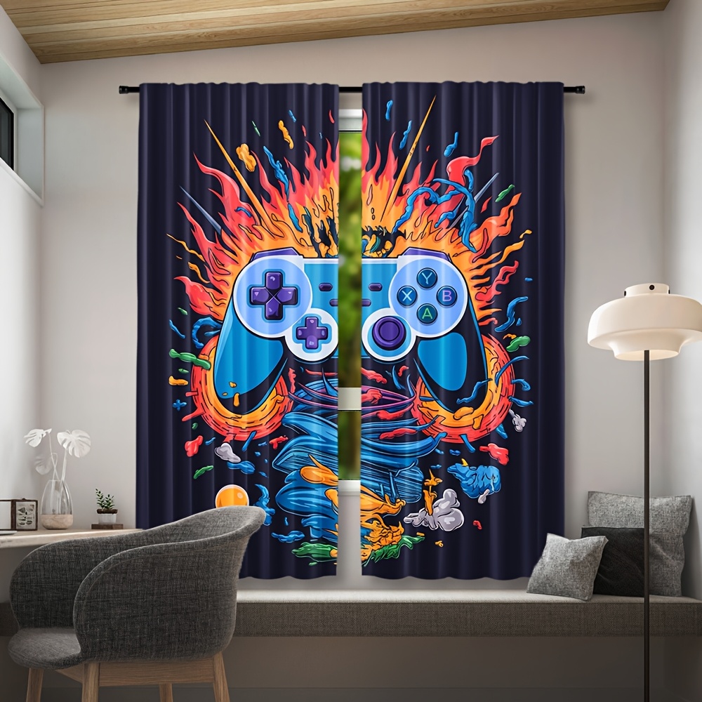 ผ้าม่านลายวิดีโอเกม คอนโซลเกม  - Home Decor Youtube Videos บทวิจารณ์และราคา