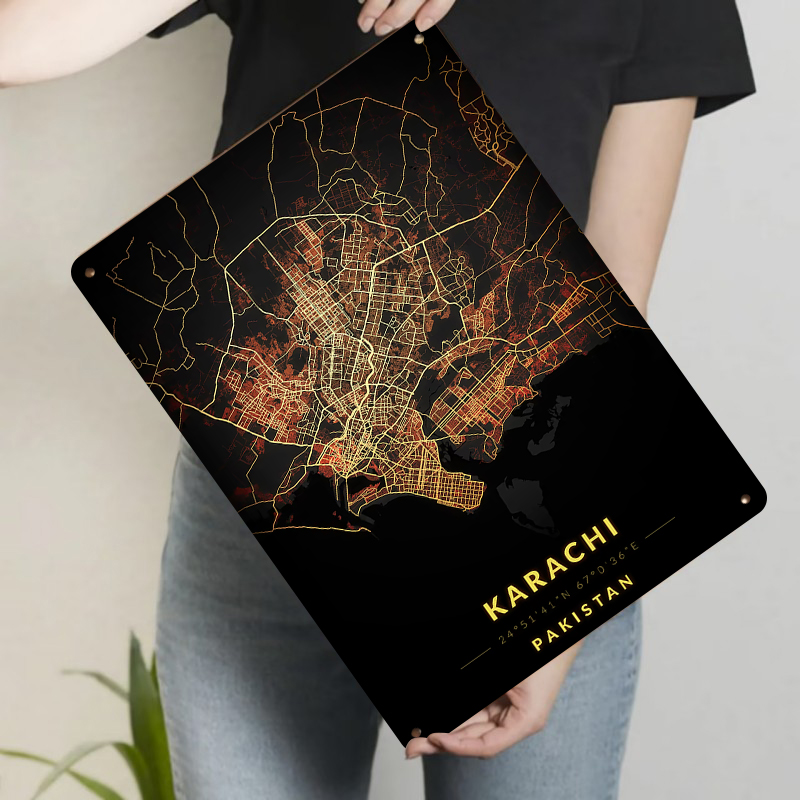 แผนที่เมืองการาจี ประเทศปากีสถ - Home Decor Karachi บทวิจารณ์และราคา