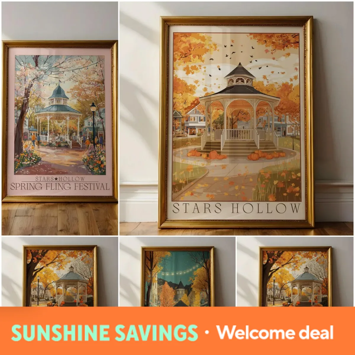งานศิลปะเทศกาลฤดูใบไม้ร่วงสไตล - Home Decor Shop บทวิจารณ์และราคา