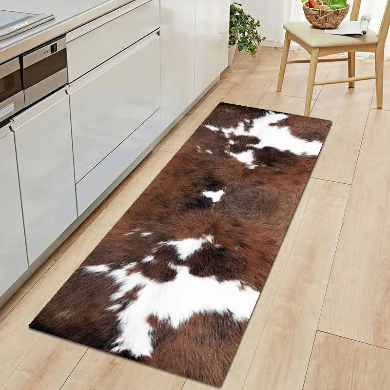VIKAMA พรมกันลื่นลายวัวตะวันตก - Cowhide Rug Faux บทวิจารณ์และราคา