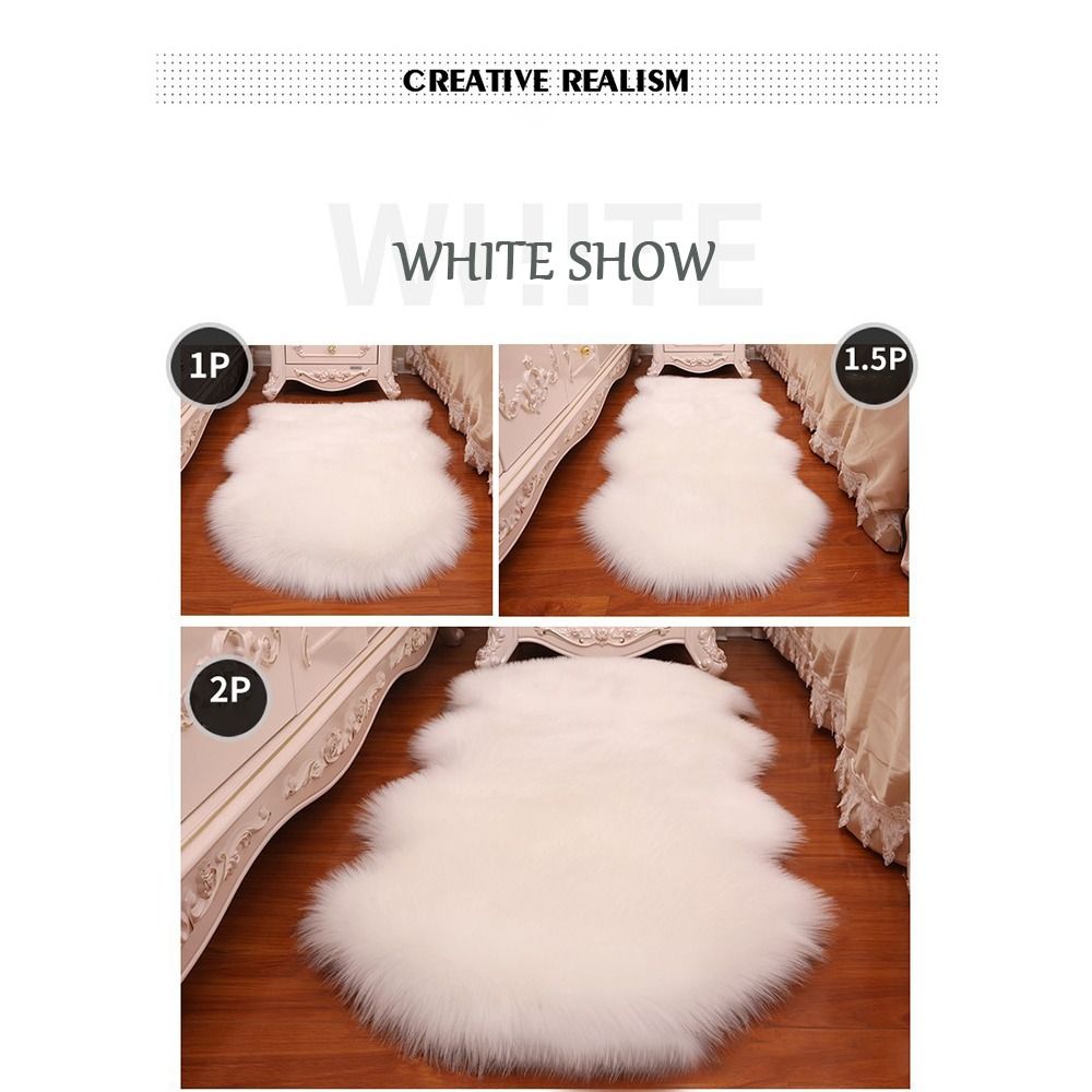 หนังแกะประดิษฐ์ผมยาวพรมขนสัตว์ - Cowhide Rug Faux บทวิจารณ์และราคา