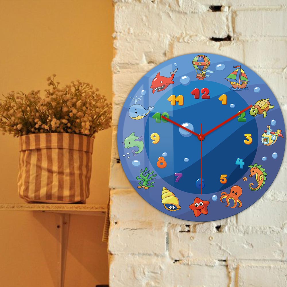 นาฬิกาแขวนผนังลายการ์ตูนสัตว์ท - Home Decor Under 300 บทวิจารณ์และราคา