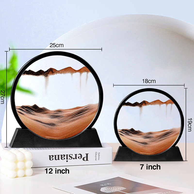 รูปภาพศิลปะทรายเคลื่อนที่นาฬิก - Sand Art Picture บทวิจารณ์และราคา