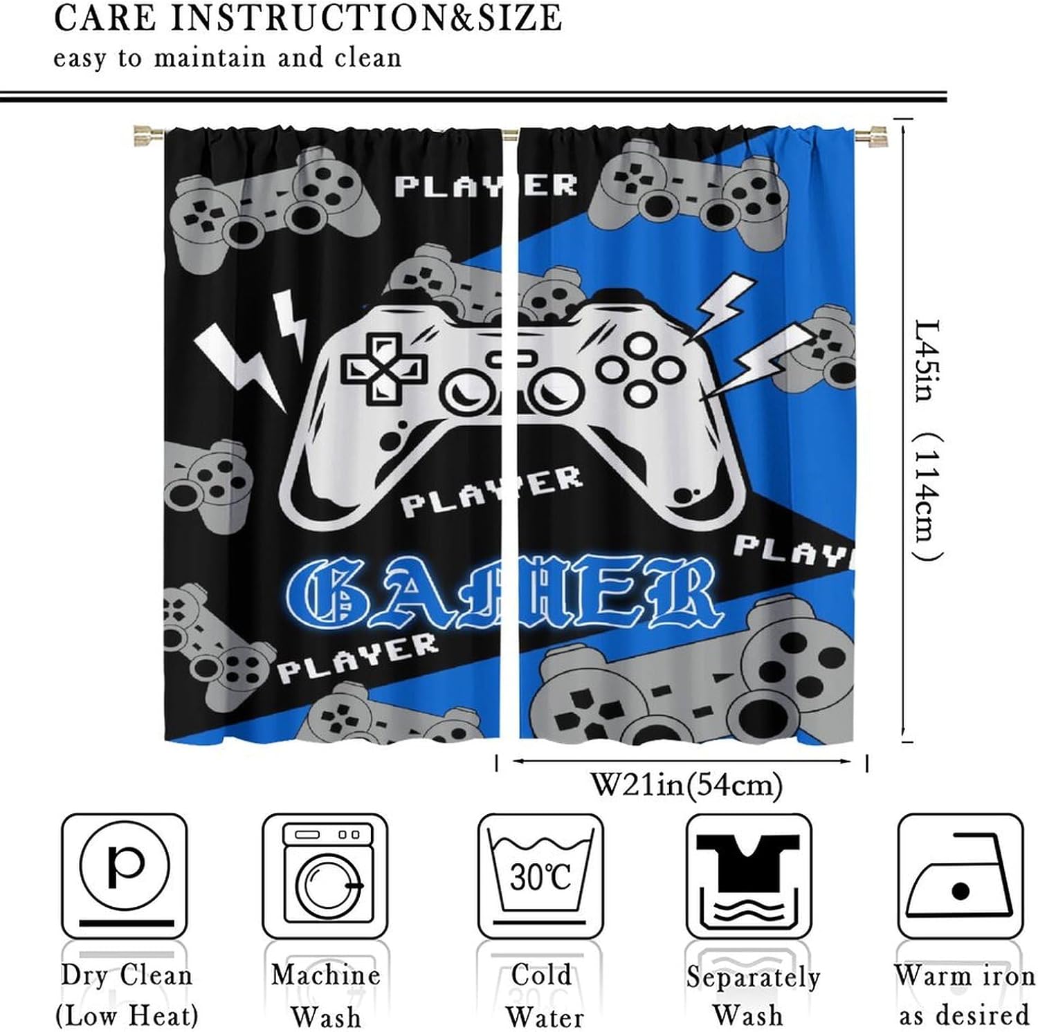 ผ้าม่านแขวนผนังลายเกมเมอร์ขนาด - Home Decor Youtube Videos บทวิจารณ์และราคา