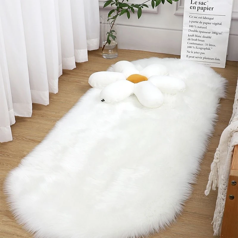 Luxury Faux FUR พรมขนาดใหญ่ So - Cowhide Rug Faux บทวิจารณ์และราคา