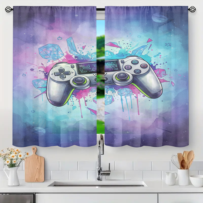 ม่านควบคุมวิดีโอเกมสีสันสดใส ผ - Home Decor Youtube Videos บทวิจารณ์และราคา